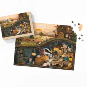 Puzzle douillet dans les bois