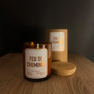 Bougie Parfumée "Feu de Cheminée"