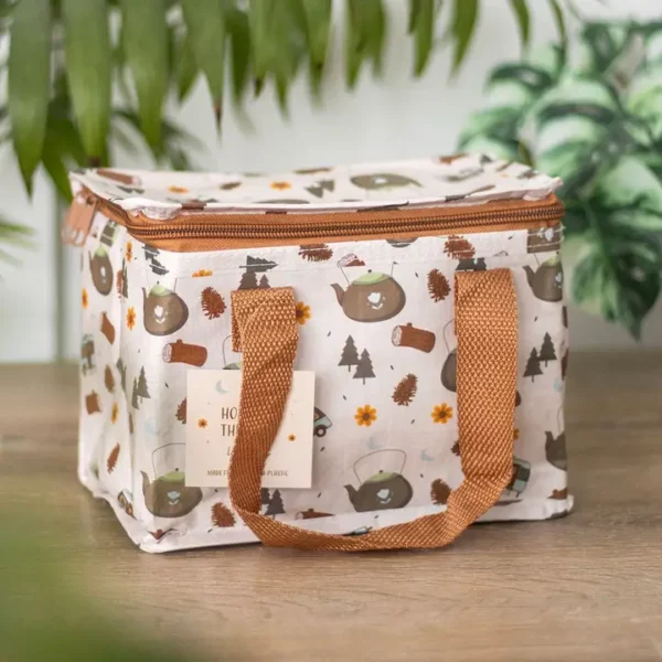 Sac à déjeuner imprimé camping