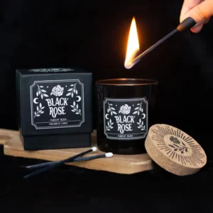 Bougie Black Rose