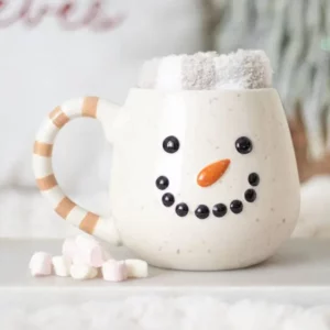 Tasse / chaussettes de Noël Snowman