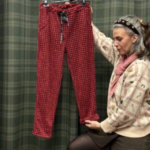 Pantalon Bristol bordeaux