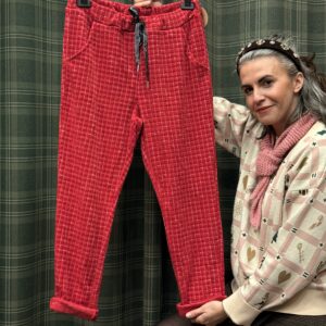 Pantalon Bristol rouge