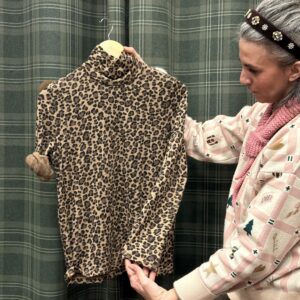 Col roulé Cambrige beige