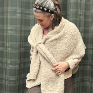 Poncho Coventry beige